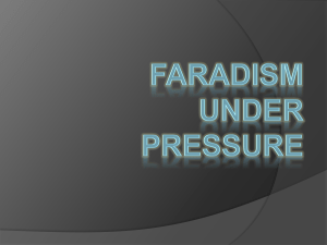 FARADISM UNDER PRESSSURE (1)