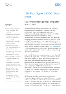 IBM FS-7300 Data Sheet