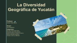 La Diversidad  Geográfica de Yucatánn