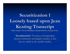 Securitization Explained: Bills of Exchange & Monetary Policy