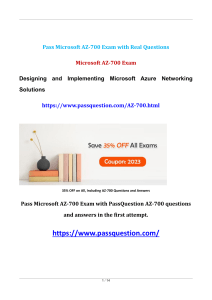 Microsoft AZ-700 Certification Practice Exam 2023