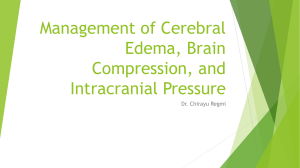 Management of Cerebral edema 