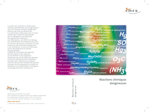 Réactions chimiques dangereuses INRS