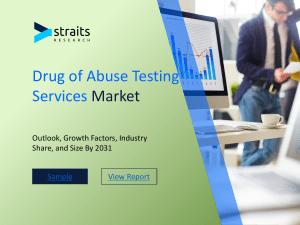 Drug of Abuse Testing Services Market Size, Growth Factors to 2031