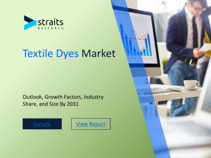 Textile Dyes Market Size, Manufacturers to 2031