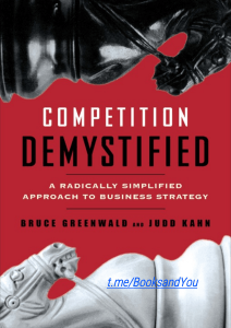 COMPETITION DEMYSTIFIED