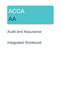AA integrated workbook