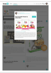 Vegan Smoothie Recipes eBook PDF Download FREE DOC KUPDF