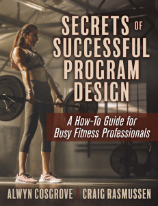 Secrets of Successful Program Design 2021