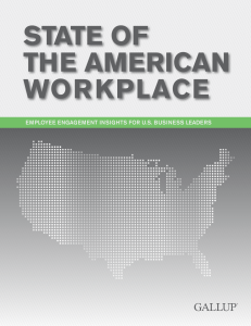 Gallup State of the American Workplace Report 2013