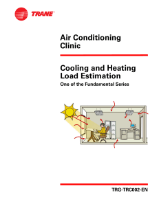 Cooling and Heating Load Estimation Fundamentals
