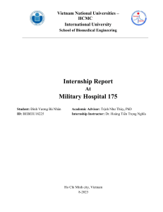 Electroencephalogram - Internship at the Military Hospital 175