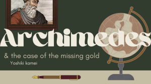 Archimedes & the case of the missing gold (1)