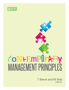 Contemporary Management Principles Textbook