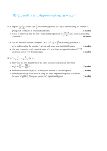 03 Expanding and Approximating
