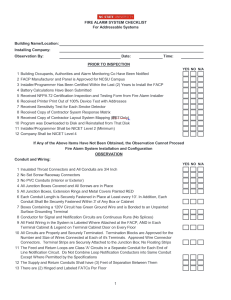 FIRE ALARM SYSTEM CHECKLIST For Addressable Systems PRIOR TO INSPECTION - PDF Free Download