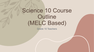 Science 10 Course Outline