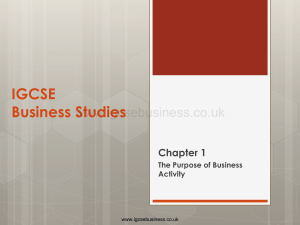 business activity presentation
