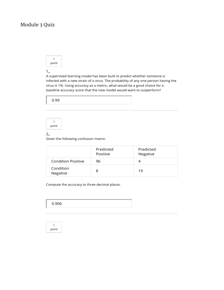 Module 3 Quiz