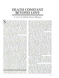 july 1973 - marquez - death constant beyond love