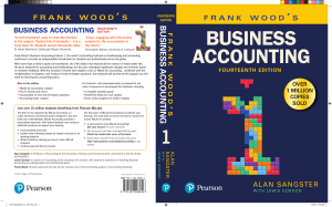 Business accounting Fankwood &Allan sangster