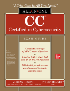 CC Certified in Cybersecurity All-in-One Exam Guide (1)