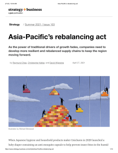 Asia-Pacific’s supply chain rebalancing act (pwc)