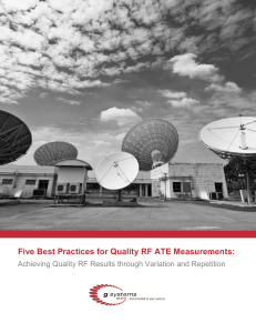 5 Best Practices for Quality RF ATE Measurements  white paper 071516