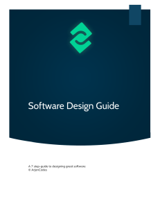 Arjan software design guide