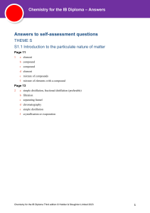 IB-Chem SAQ answers