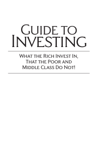 Guide to Investing