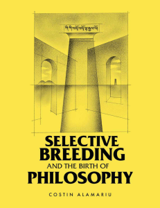Costin Vlad Alamariu - Selective Breeding and the Birth of Philosophy (2023)