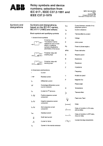 3 ANSI Device Number - ABB