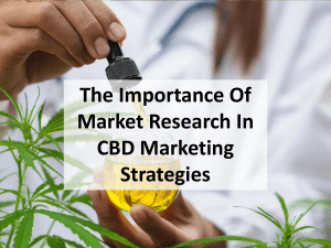 The Importance Of Market Research In CBD Marketing Strategies