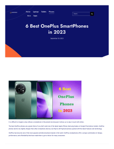 Best OnePlus Smartphones