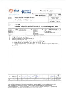 VPT-87 - General technical requirements on special fittings for NPP Mochowcze (PNM3408838102 E)