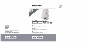 Amplificateur SILVERCREST WLAN SWV 300 B2