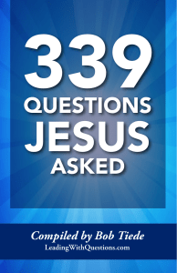339 Questions Jesus Asked