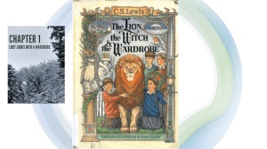 The lion, the witch and the Wardrobe-Intro