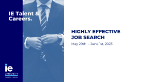 Highly Effective Job Search 2023