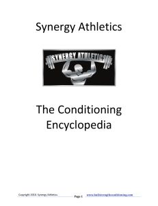 ConditioningEncyclopedia