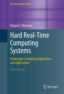 Hard Real-Time Computing Systems  Predictable Scheduling Algorith