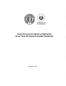 990501 Instructivo para el Cálculo y Publicación de las Tasas de Interés PP