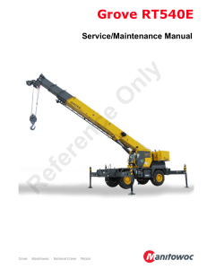 RT540E Service Manual