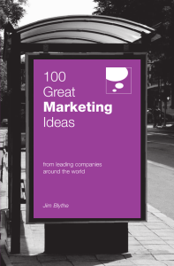 100 Great Marketing Ideas (100 Great Ideas) ( PDFDrive )