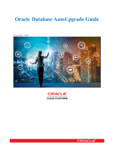 Oracle Database AutoUpgrade Guide