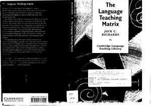 Richards the-language-teaching-matrix-richards