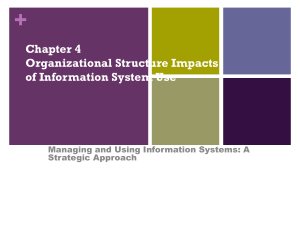 04 Organizational Structure Impacts of Information System Use