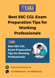 Best SSC CGL Exam Preparation Tips for Working Professionals