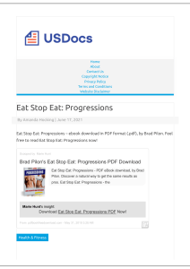 Eat Stop Eat: Progressions PDF E-Book